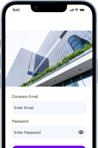 Employer profile mockup